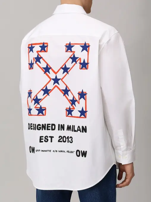 Рубашка хлопковая OFF-WHITE
