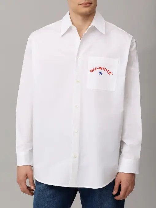 Рубашка хлопковая OFF-WHITE