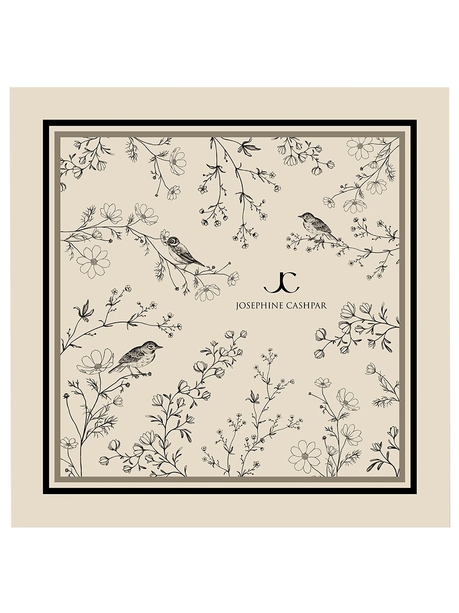 Платок шелковый Birds