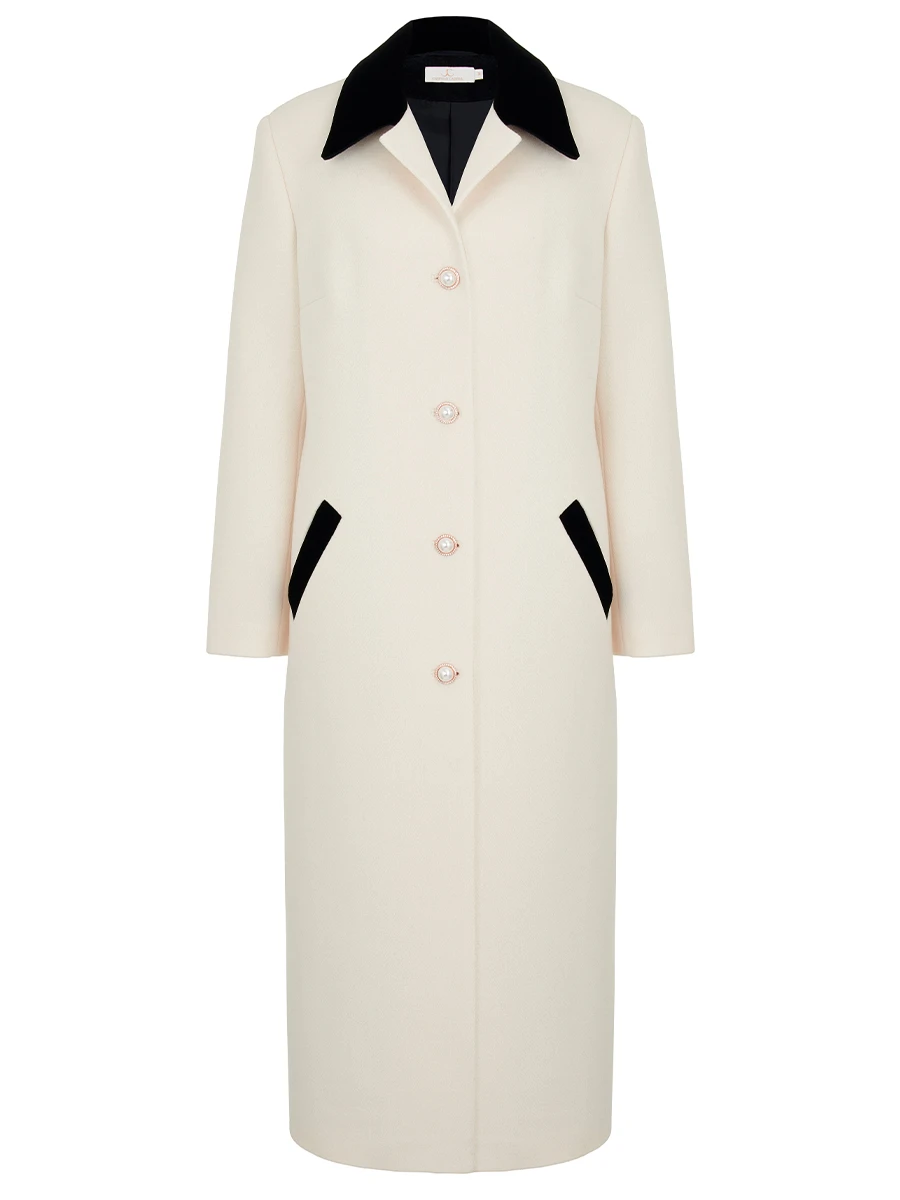 Пальто шерстяное