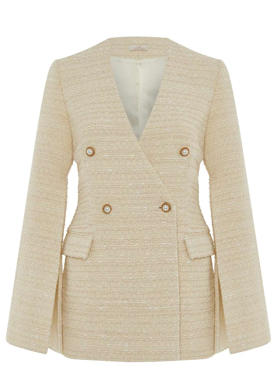 Жакет твидовый