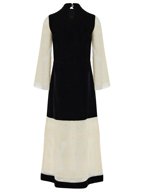 Платье из бархата и шелка JOSEPHINE CASHPAR