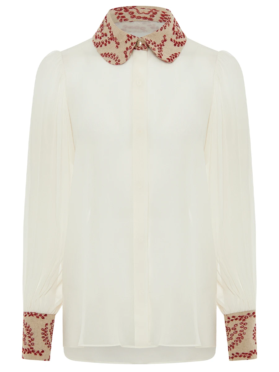 Блуза шелковая