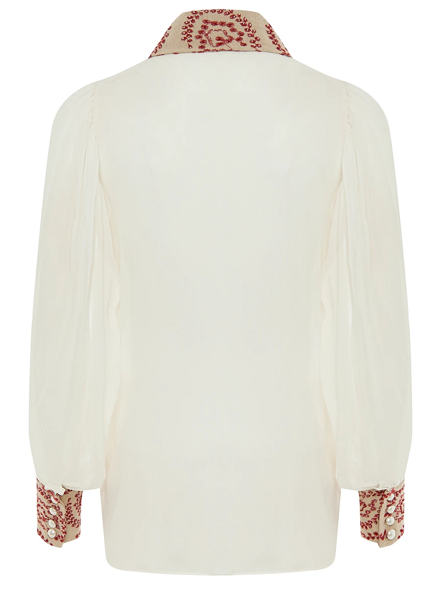 Блуза шелковая