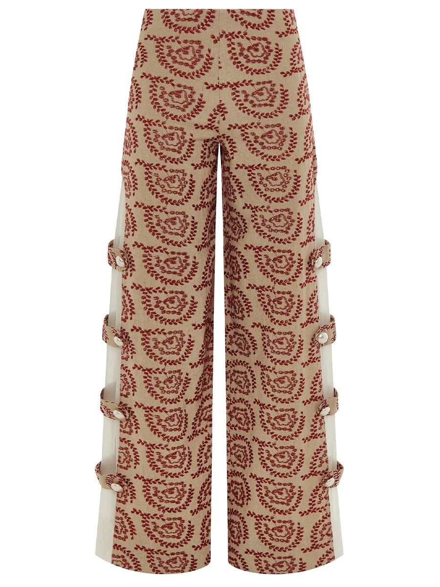 Брюки льняные