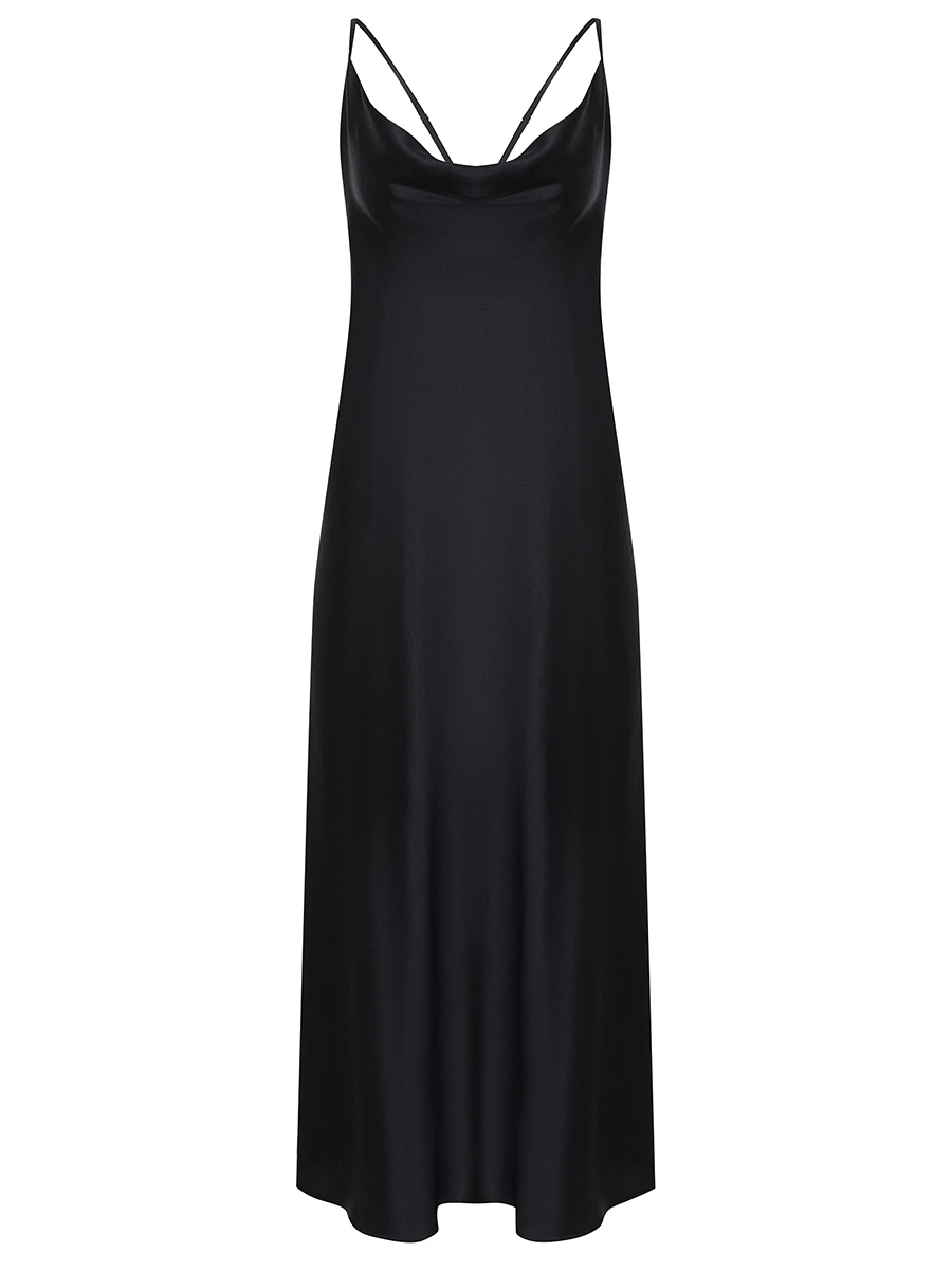 Платье-комбинация шелковое