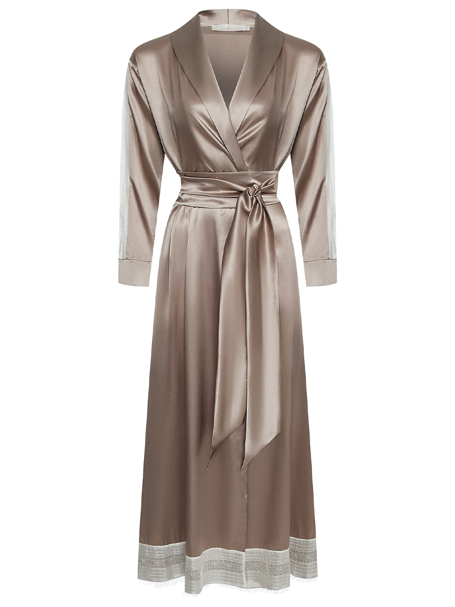 Халат шелковый