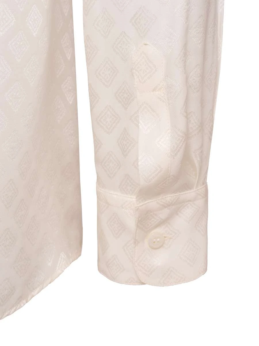 Блуза из шелка и вискозы