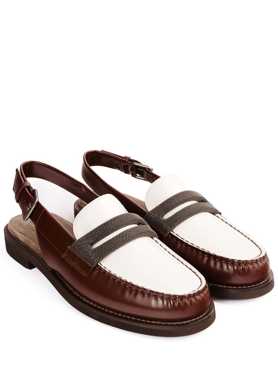 Лоферы кожаные