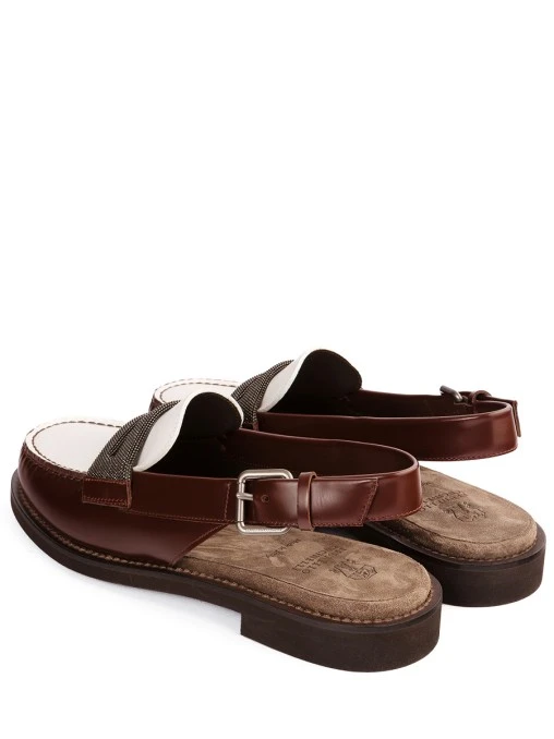 Лоферы кожаные BRUNELLO CUCINELLI