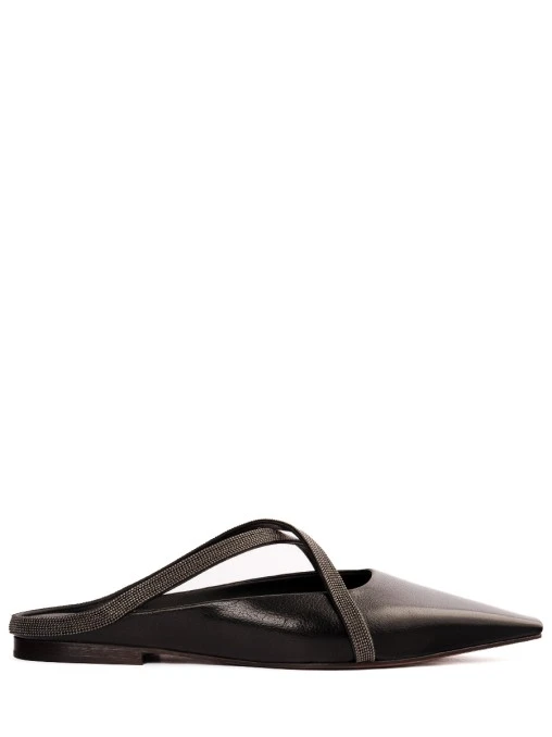 Мюли кожаные BRUNELLO CUCINELLI