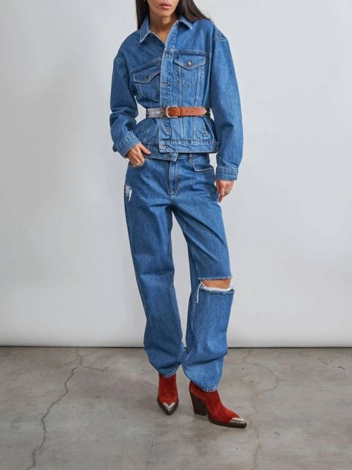 Казаки кожаные PARIS TEXAS