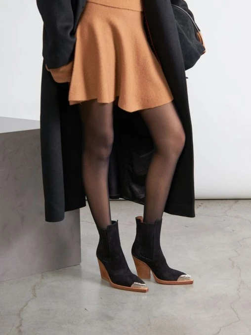 Казаки кожаные PARIS TEXAS