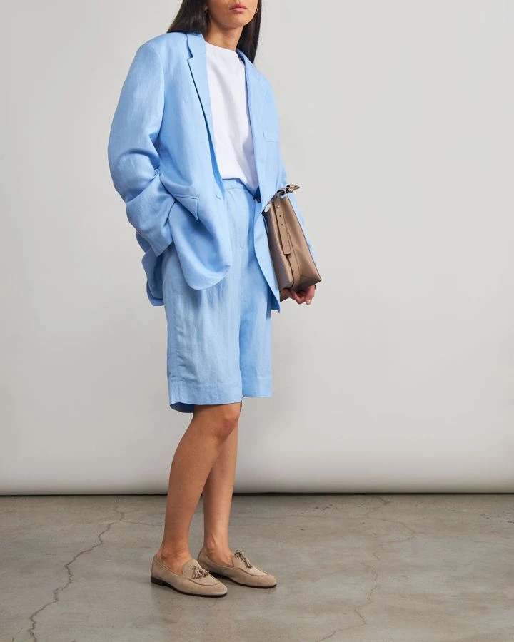 Лоферы замшевые