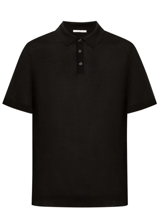 Поло из шелка и хлопка RASCHINI