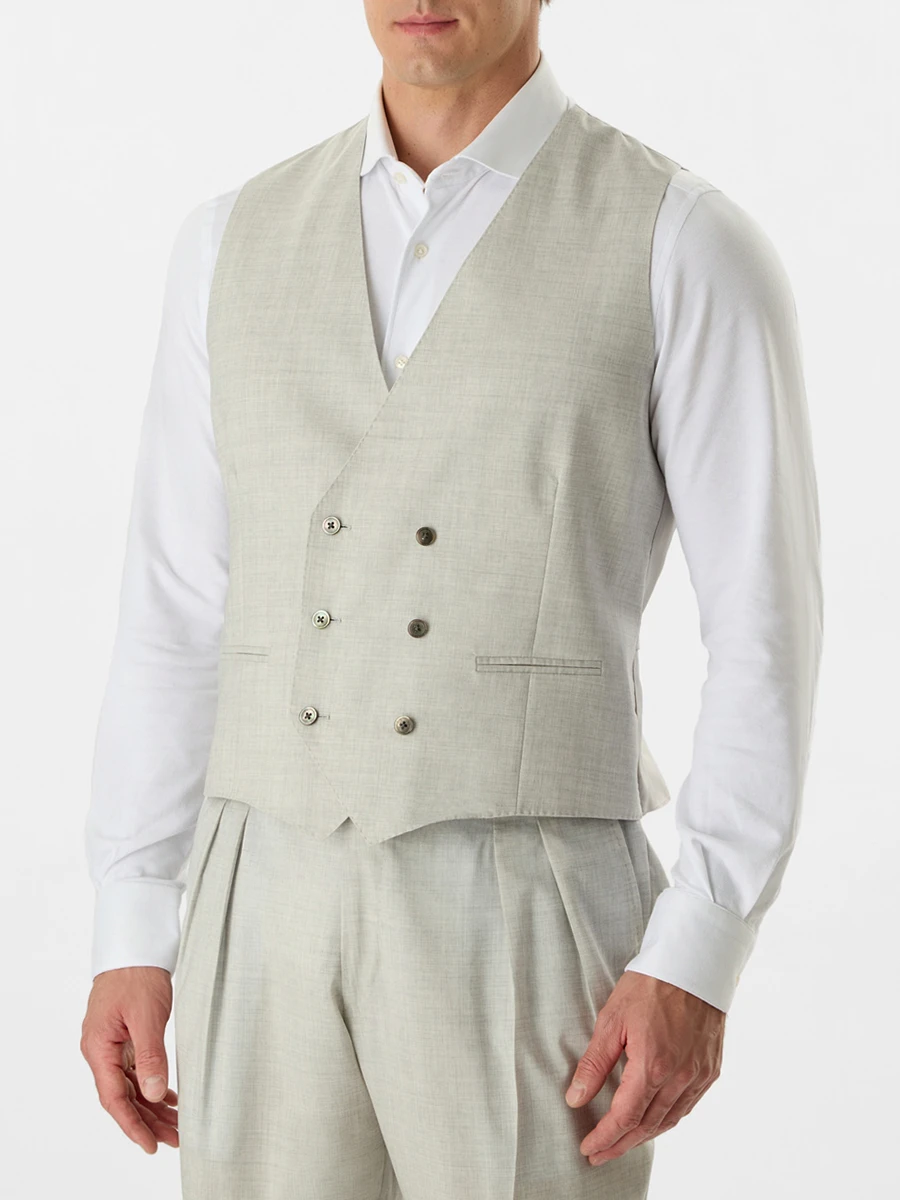 Костюм-тройка шерстяной