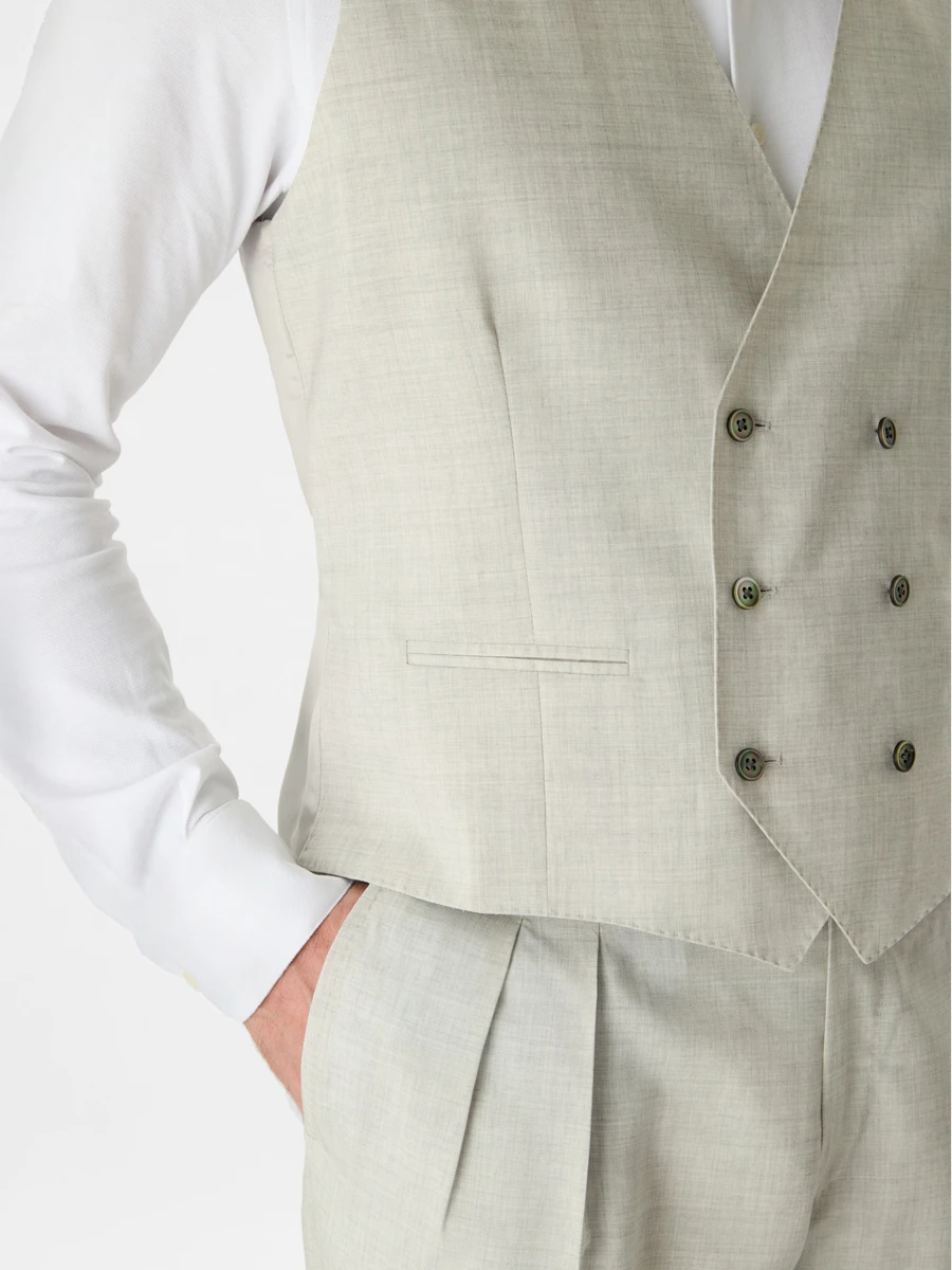 Костюм-тройка шерстяной