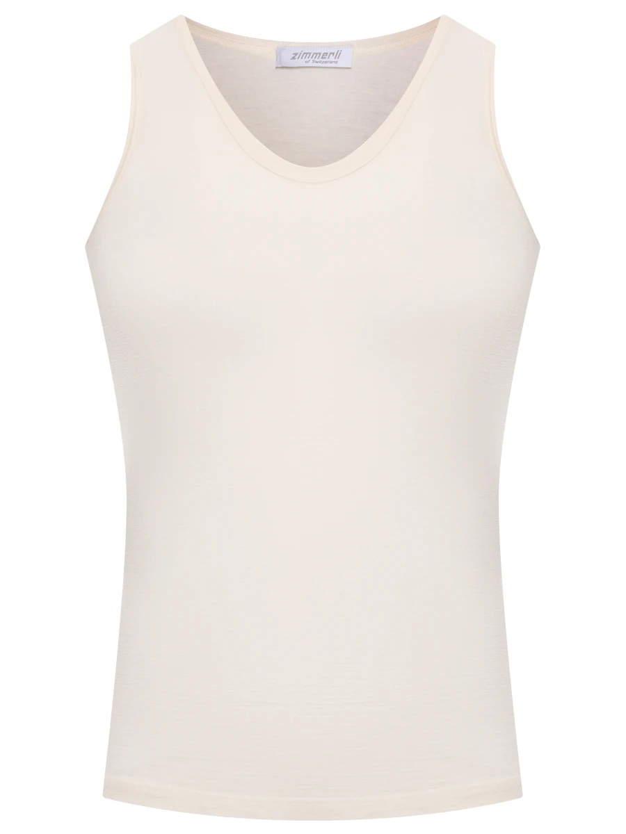 Майка из шерсти и шелка