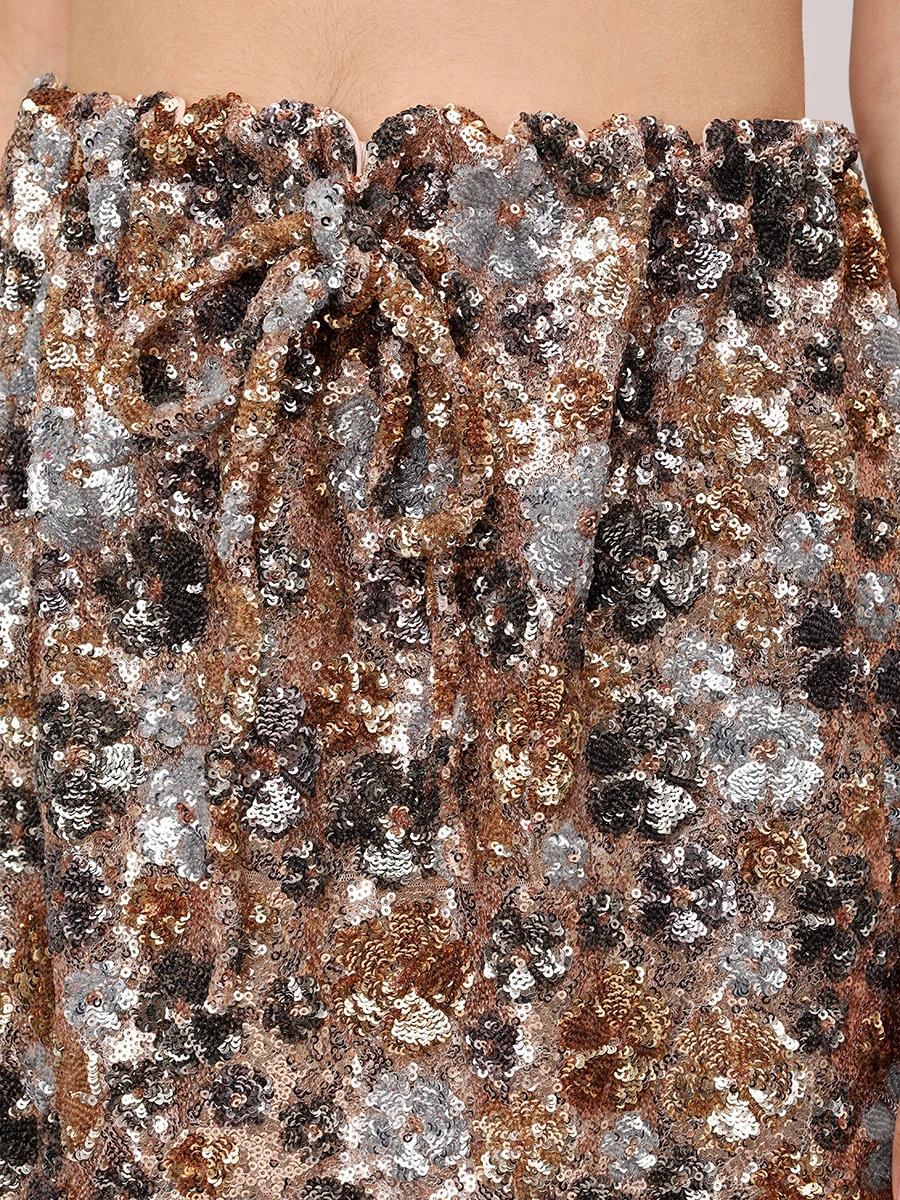 Юбка с пайетками
