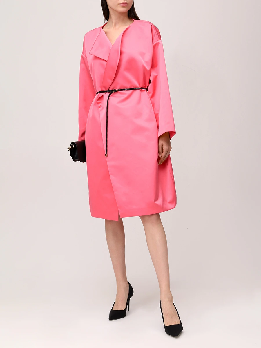 Пальто атласное