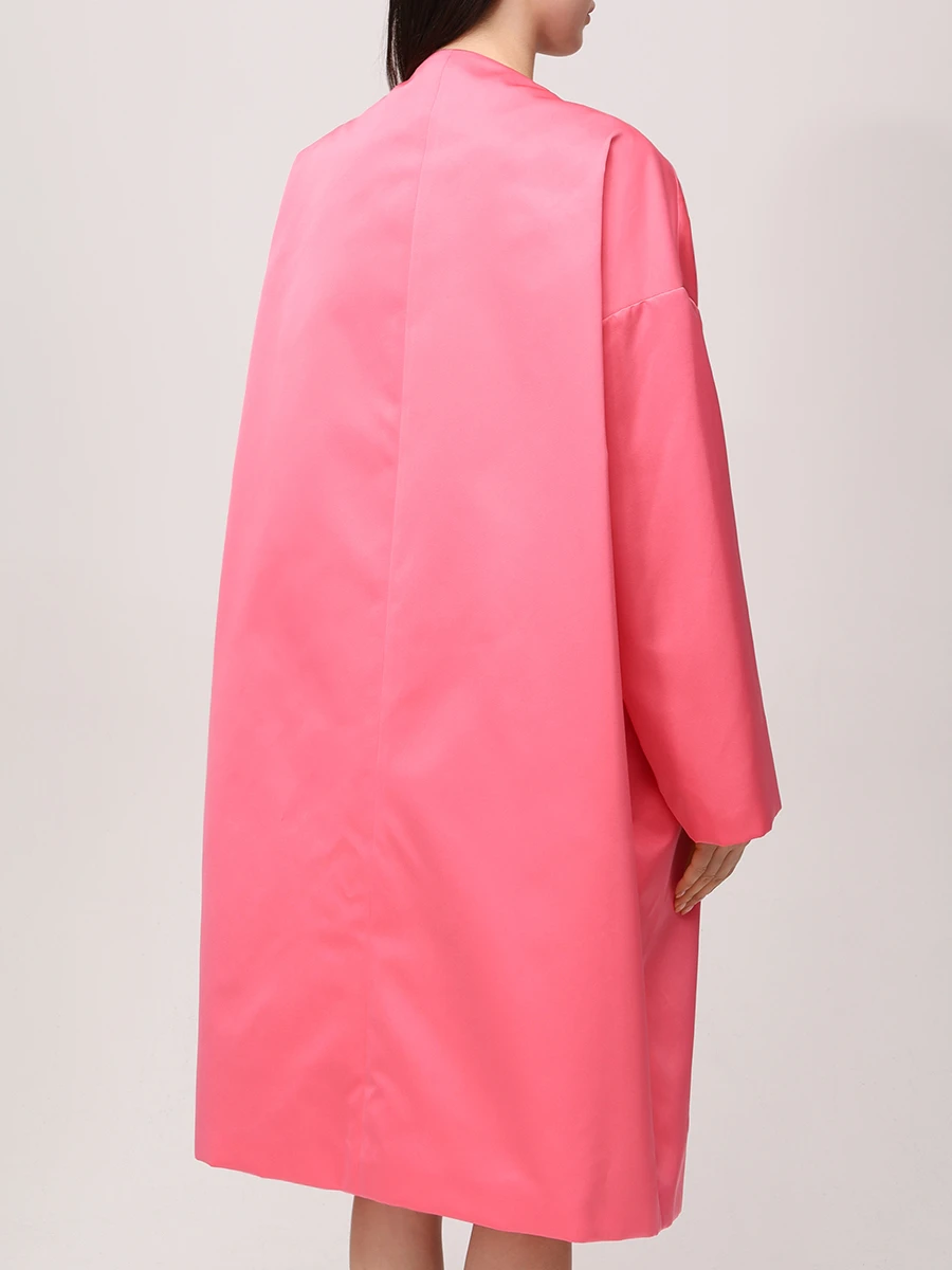 Пальто атласное