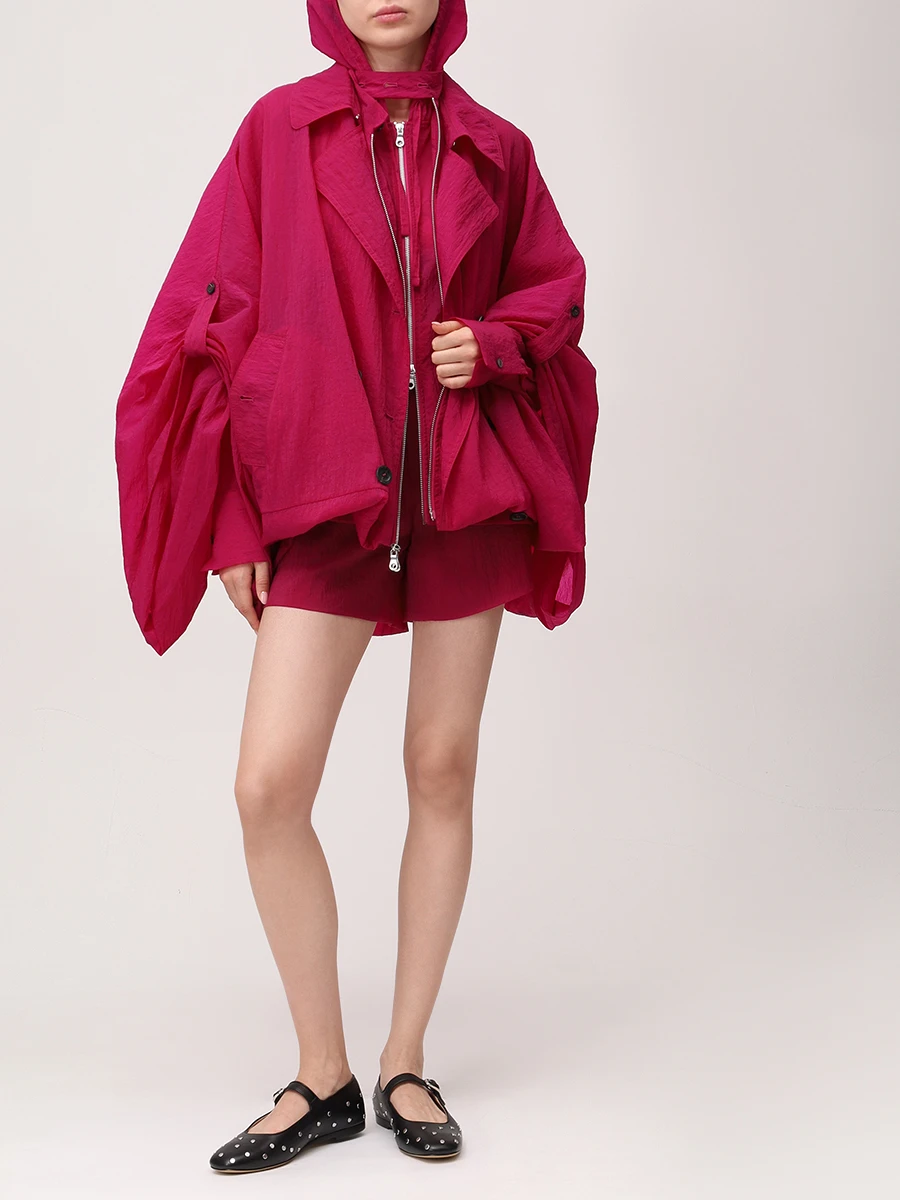 Плащ-трансформер однотонный