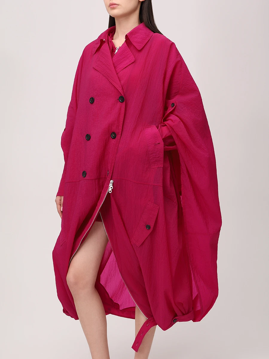 Плащ-трансформер однотонный