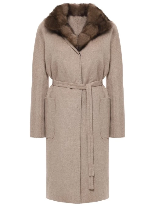 Пальто кашемировое FUR&CASHMERE