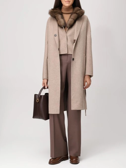 Пальто кашемировое FUR&CASHMERE