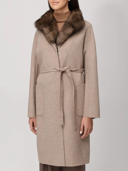 Пальто кашемировое FUR&CASHMERE