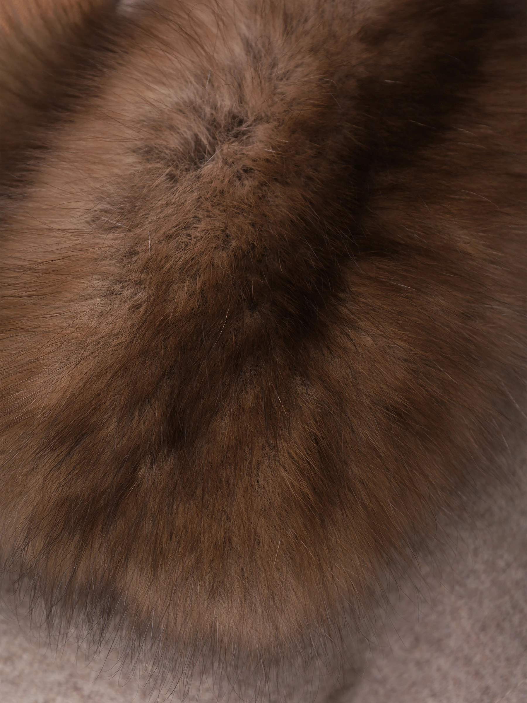 Парка с мехом соболя