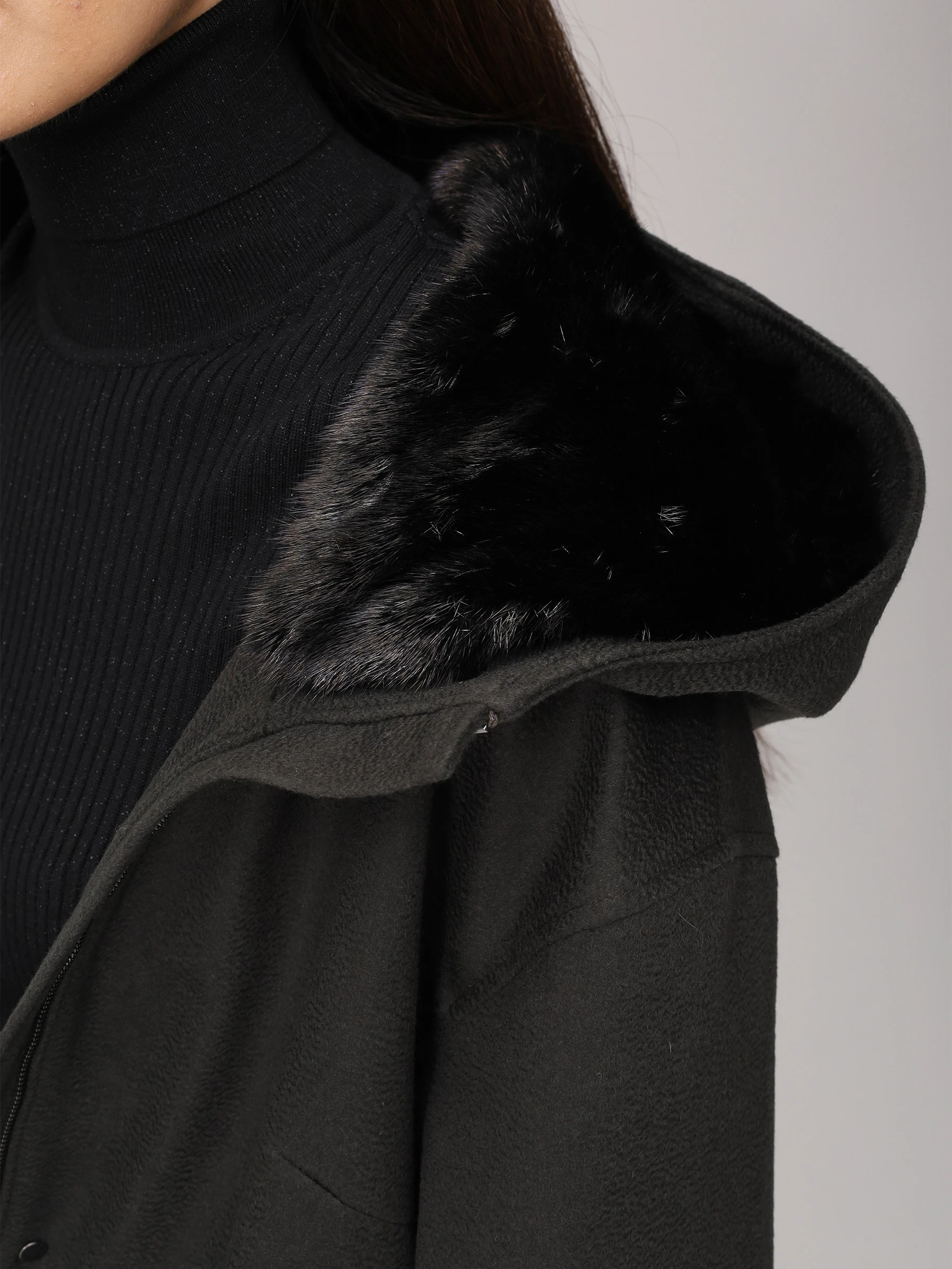 Парка кашемировая