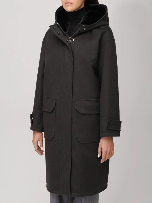 Парка кашемировая FUR&CASHMERE