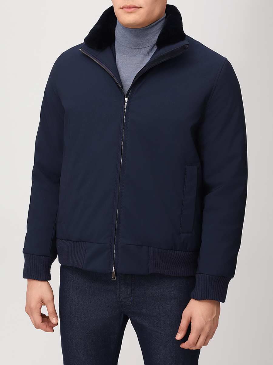 Бомбер с мехом норки