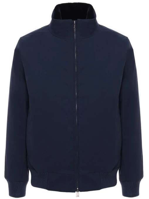 Бомбер с мехом норки FUR&CASHMERE