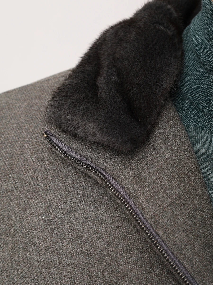 Бомбер кашемировый