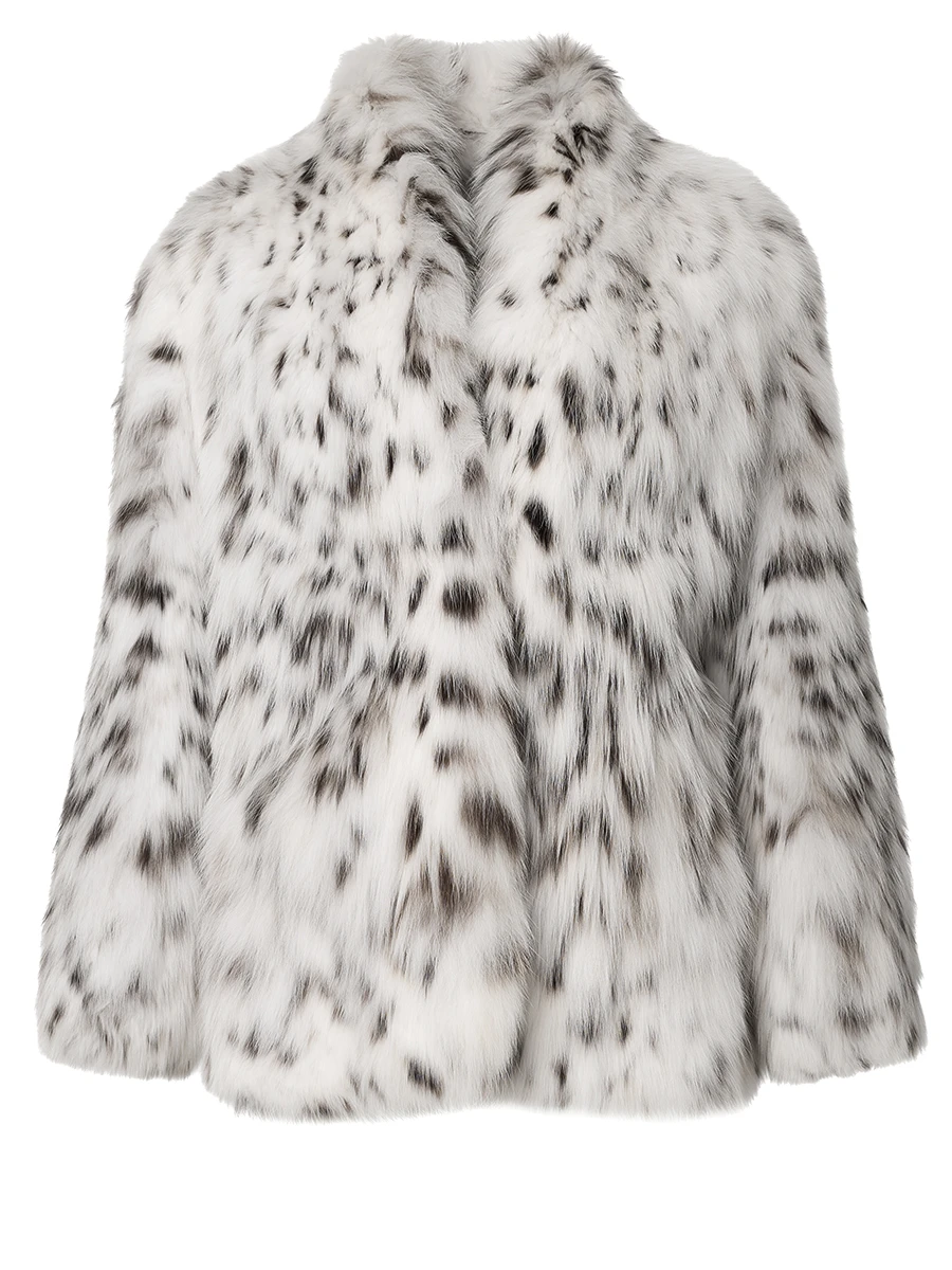 Шуба из меха рыси