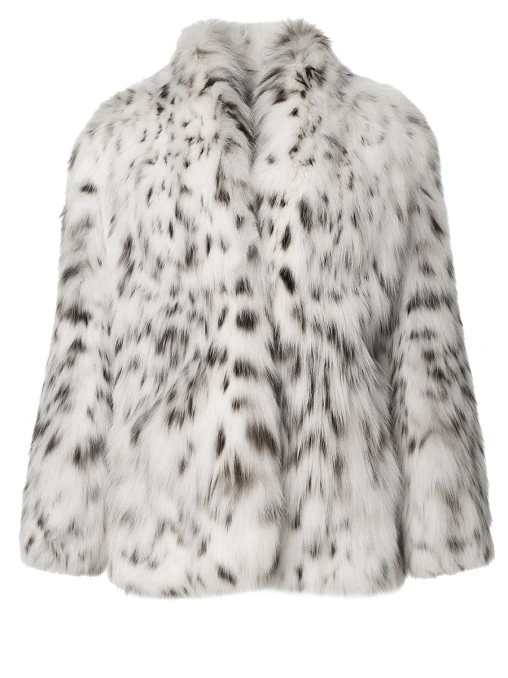 Шуба из меха рыси FUR&CASHMERE