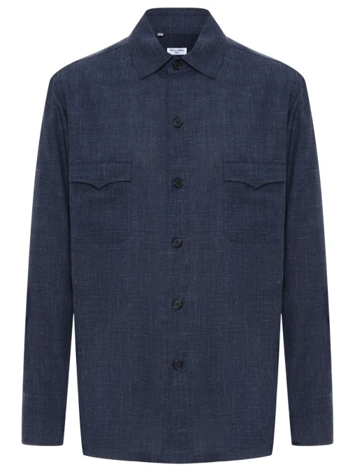 Костюм из шерсти и шелка CESARE ATTOLINI