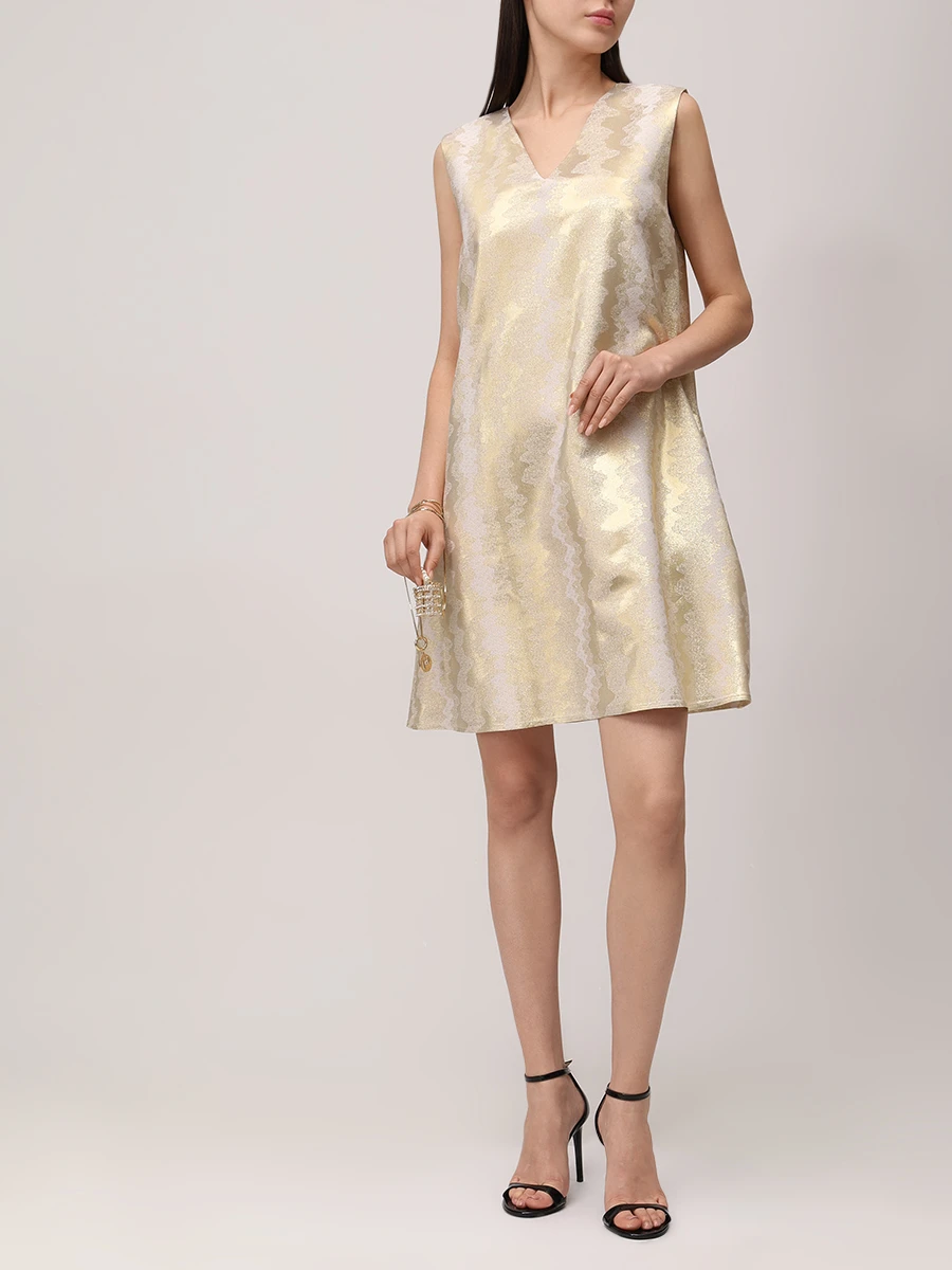 Платье с люрексом