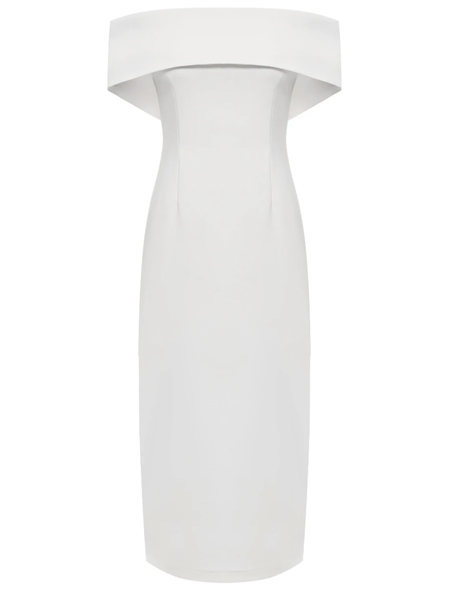 Платье-футляр из вискозы