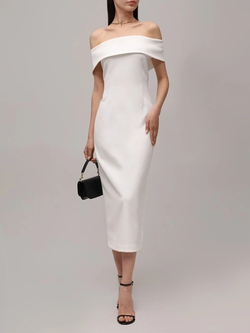 Платье-футляр из вискозы SANS MERCI