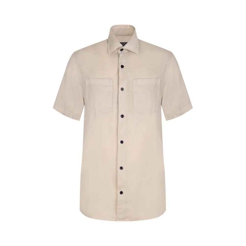 Рубашка Regular Fit льняная