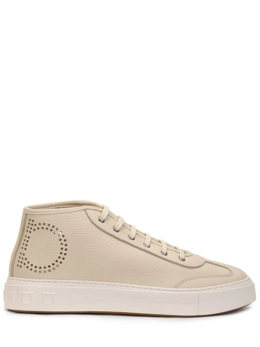 Кеды кожаные S.FERRAGAMO