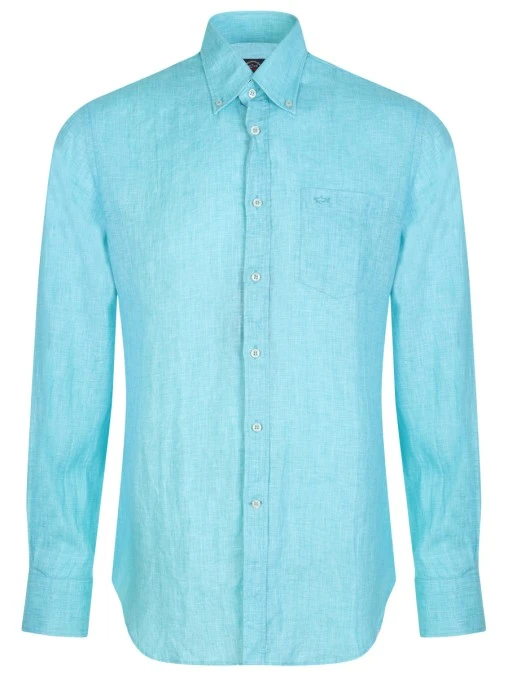 Рубашка Regular Fit льняная PAUL & SHARK