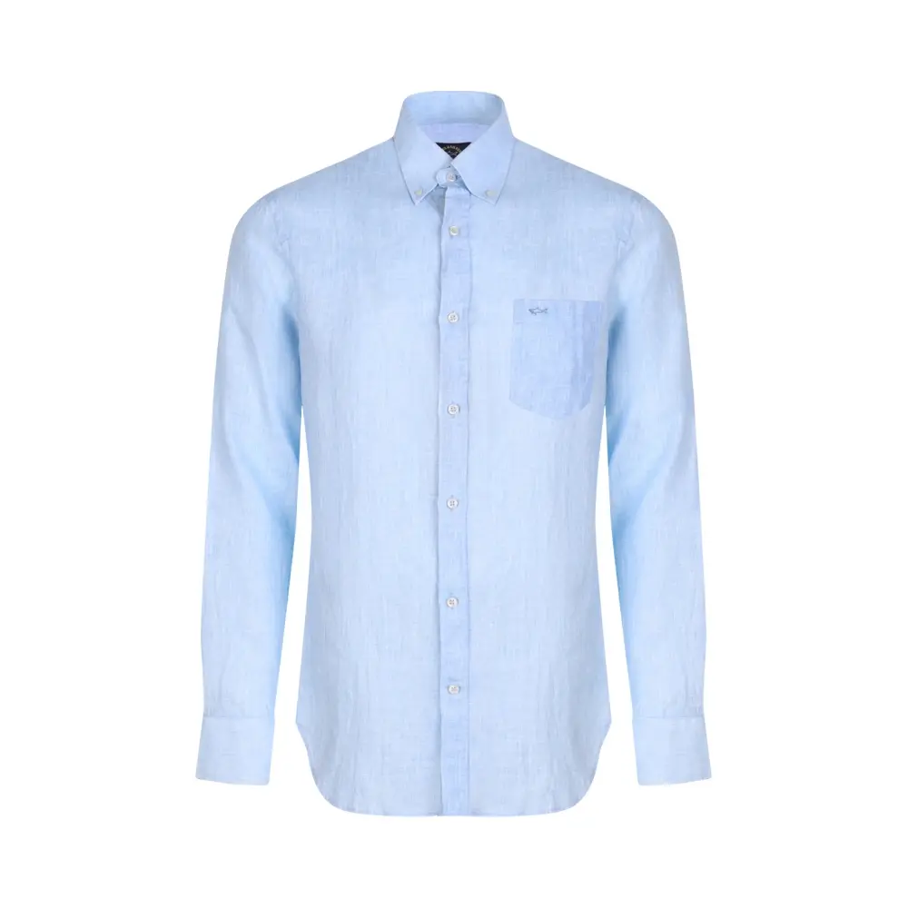 Рубашка Regular Fit льняная