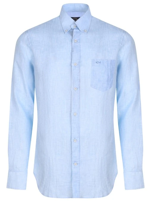 Рубашка Regular Fit льняная PAUL & SHARK