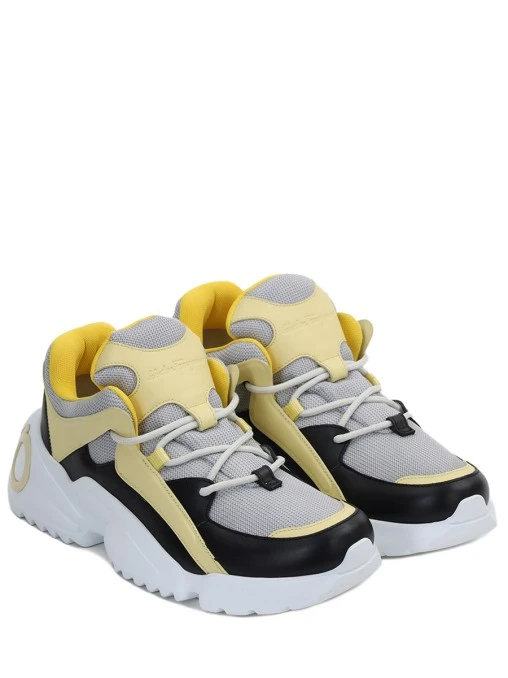 Кроссовки комбинированные S.FERRAGAMO