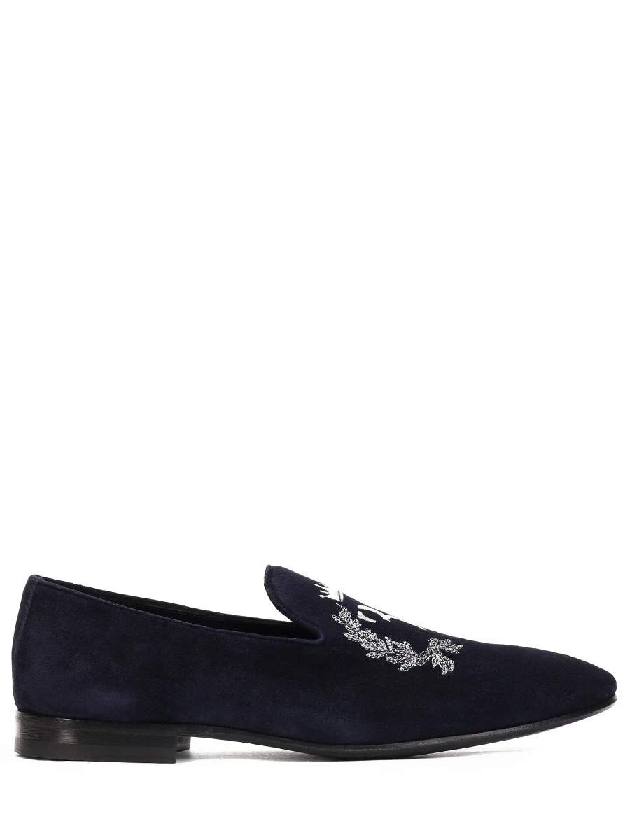 Лоферы замшевые