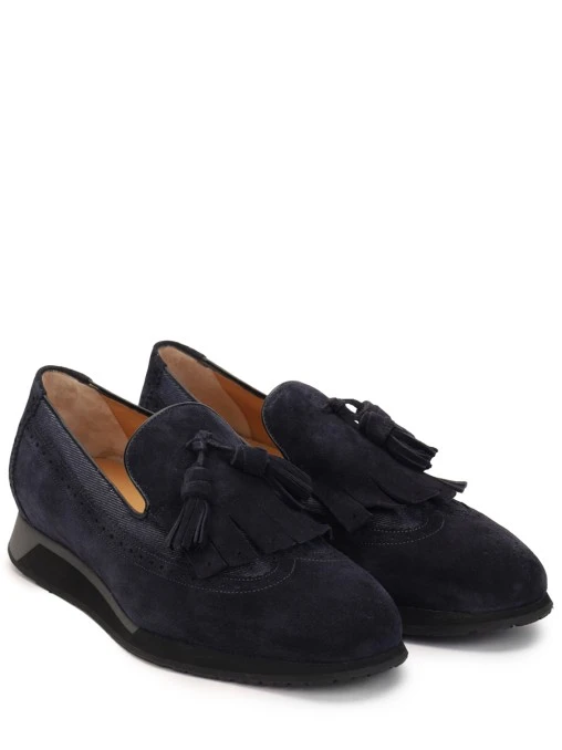 Лоферы комбинированные SANTONI